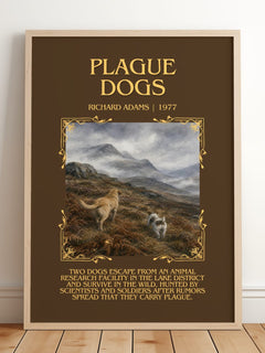Plague Dogs Minimalist Book Poster by Richard Adams – image 2