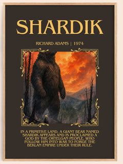 Shardik Minimalist Book Poster by Richard Adams – image 1
