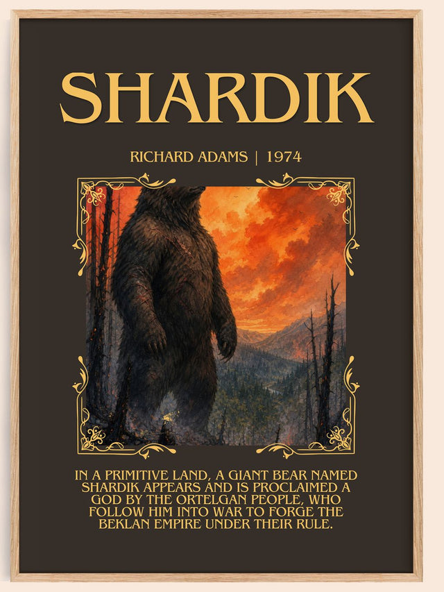 Shardik Minimalist Book Poster by Richard Adams