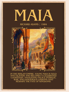 Maia Minimalist Book Poster by Richard Adams – image 1