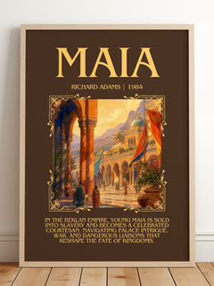 Maia Minimalist Book Poster by Richard Adams – image 2