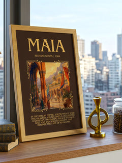 Maia Minimalist Book Poster by Richard Adams – image 3
