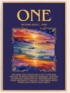 One Minimalist Book Poster by Richard Bach – image 1