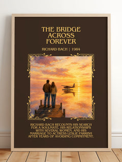 The Bridge Across Forever Minimalist Book Poster by Richard Bach – image 2
