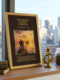 The Bridge Across Forever Minimalist Book Poster by Richard Bach – image 3