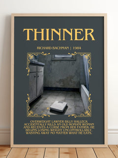 Thinner Minimalist Book Poster by Richard Bachman – image 2