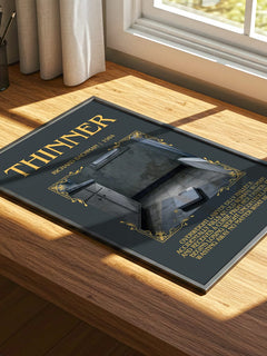 Thinner Minimalist Book Poster by Richard Bachman – image 4