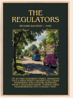 The Regulators Minimalist Book Poster by Richard Bachman – image 1