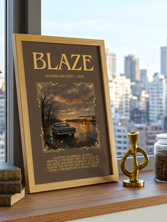 Blaze Minimalist Book Poster by Richard Bachman – image 3