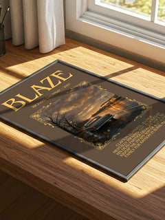 Blaze Minimalist Book Poster by Richard Bachman – image 4