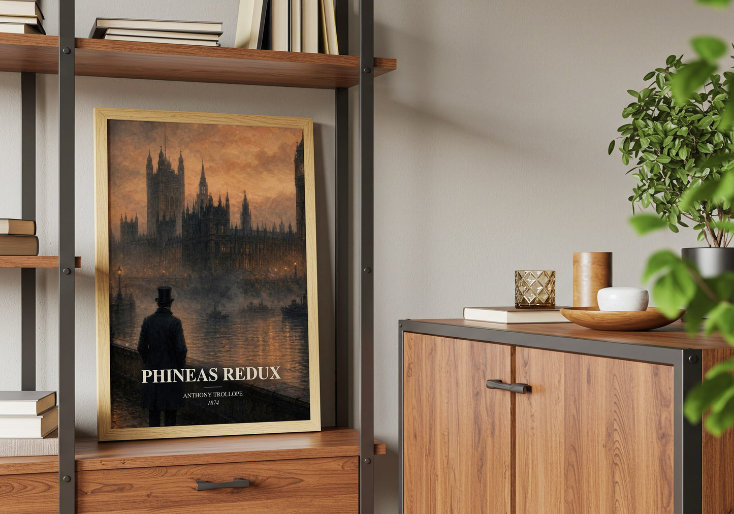 Phineas Redux book watercolour illustration paper finish options – matte satin gloss