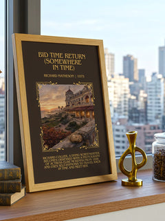 Bid Time Return (Somewhere In Time) Minimalist Book Poster – R. – image 3