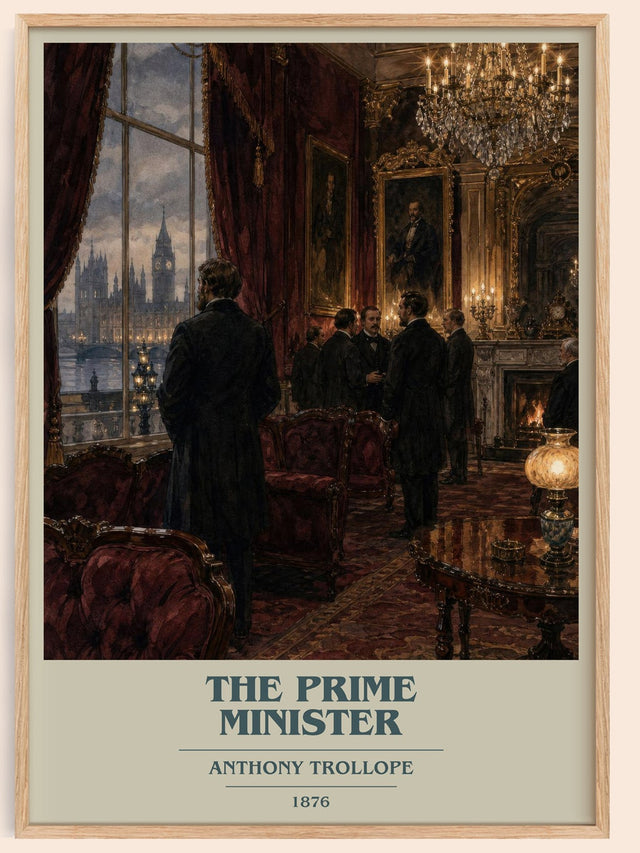 The Prime Minister Book Cover Poster by Anthony Trollope