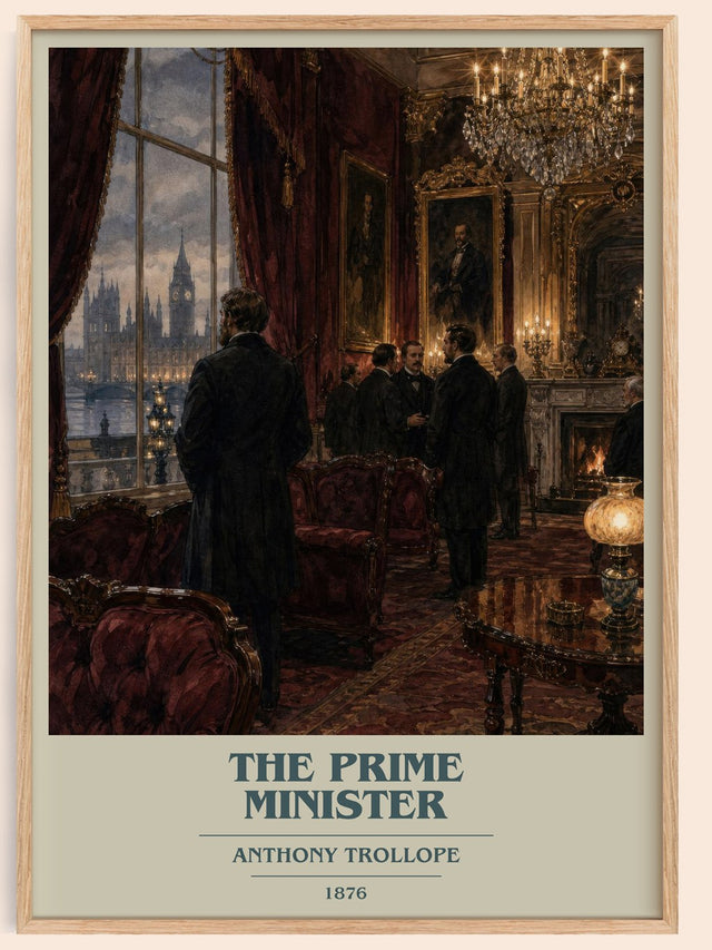 The Prime Minister Book Cover Poster by Anthony Trollope