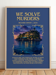 We Solve Murders Minimalist Book Poster by Richard Osman – image 2