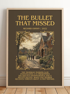 The Bullet That Missed Minimalist Book Poster by Richard Osman – image 2