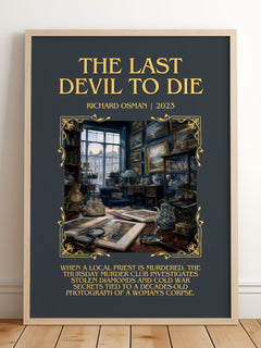 The Last Devil To Die Minimalist Book Poster by Richard Osman – image 2
