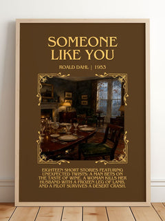 Someone Like You Minimalist Book Poster by Roald Dahl – image 2