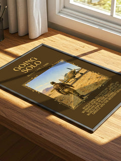 Going Solo Minimalist Book Poster by Roald Dahl – image 4