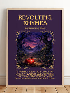 Revolting Rhymes Minimalist Book Poster by Roald Dahl – image 2