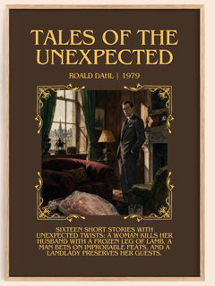 Tales Of The Unexpected Minimalist Book Poster by Roald Dahl – image 1