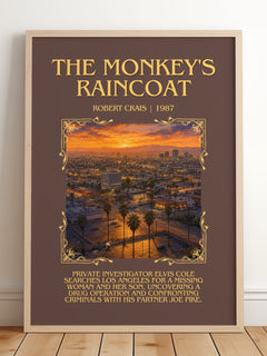 The Monkey'S Raincoat Minimalist Book Poster by Robert Crais – image 2