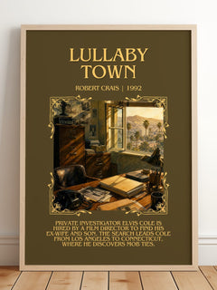 Lullaby Town Minimalist Book Poster by Robert Crais – image 2