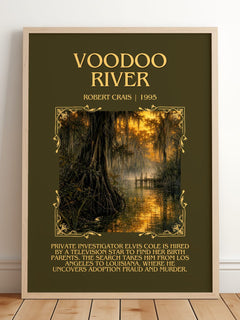 Voodoo River Minimalist Book Poster by Robert Crais – image 2