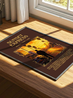 Sunset Express Minimalist Book Poster by Robert Crais – image 4