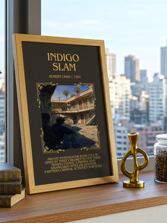 Indigo Slam Minimalist Book Poster by Robert Crais – image 3