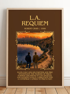 L.A. Requiem Minimalist Book Poster by Robert Crais – image 2