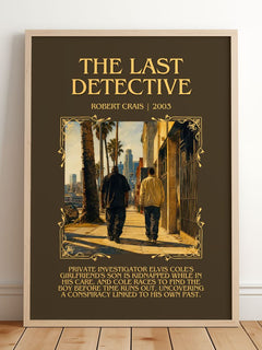 The Last Detective Minimalist Book Poster by Robert Crais – image 2