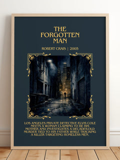 The Forgotten Man Minimalist Book Poster by Robert Crais – image 2