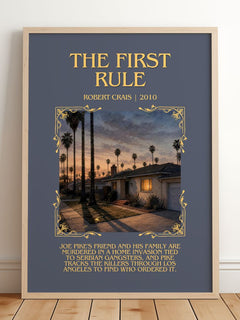 The First Rule Minimalist Book Poster by Robert Crais – image 2