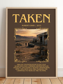 Taken Minimalist Book Poster by Robert Crais – image 2