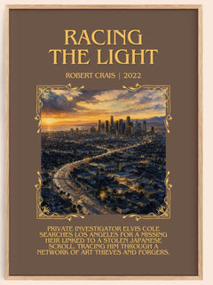 Racing The Light Minimalist Book Poster by Robert Crais – image 1