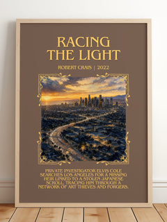 Racing The Light Minimalist Book Poster by Robert Crais – image 2