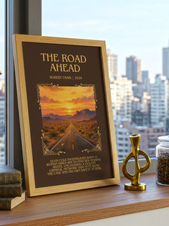 The Road Ahead Minimalist Book Poster by Robert Crais – image 3