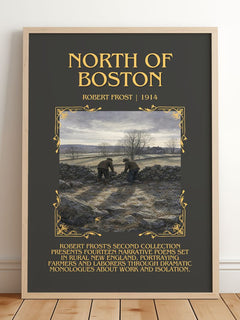 North Of Boston Minimalist Book Poster by Robert Frost – image 2