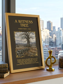 A Witness Tree Minimalist Book Poster by Robert Frost – image 3