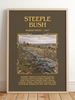 Steeple Bush Minimalist Book Poster by Robert Frost – image 2