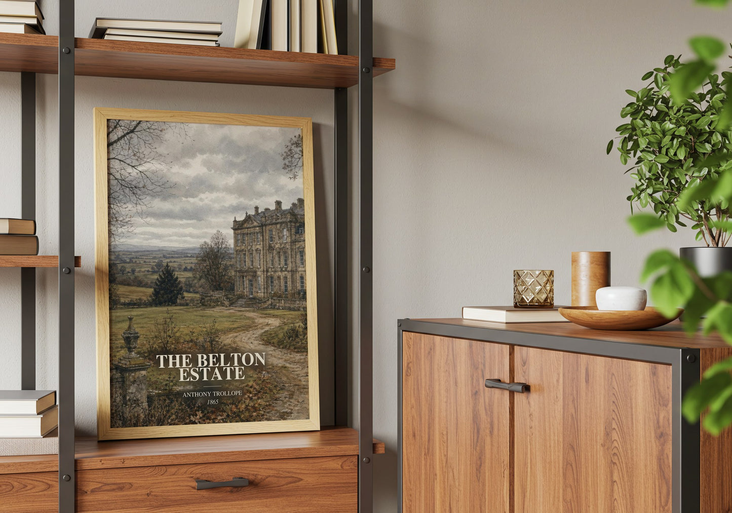 The Belton Estate book watercolour illustration paper finish options – matte satin gloss