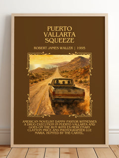 Puerto Vallarta Squeeze Minimalist Book Poster by Robert James Waller – image 2