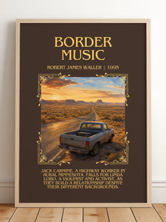 Border Music Minimalist Book Poster by Robert James Waller – image 2