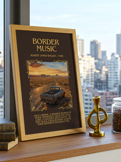 Border Music Minimalist Book Poster by Robert James Waller – image 3