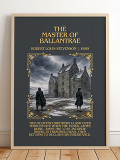 Master Of Ballantrae Minimalist Book Poster by Robert Louis Stevenson – image 2