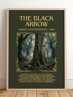 The Black Arrow Minimalist Book Poster by Robert Louis Stevenson – image 2