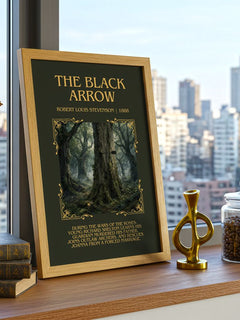 The Black Arrow Minimalist Book Poster by Robert Louis Stevenson – image 3