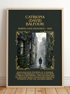 Catriona (David Balfour) Minimalist Book Poster by R. Stevenson – image 2