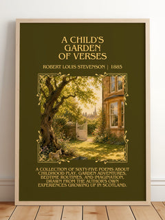 Child'S Garden Of Verses Minimalist Book Poster by R. Stevenson – image 2